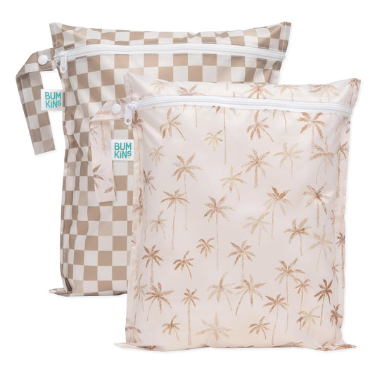 Bumkins Waterproof Wet Bag 2-pk: On-the-Go Convenience!