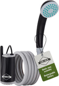 Portable Camp Shower: Battery-Operated with Light