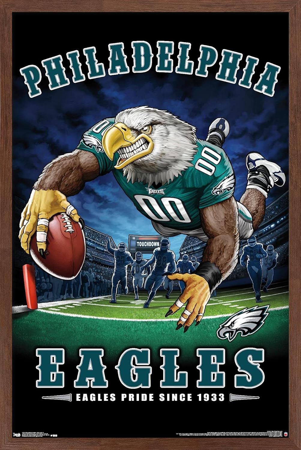 NFL Philadelphia Eagles End Zone 17 Wall Poster for Fans