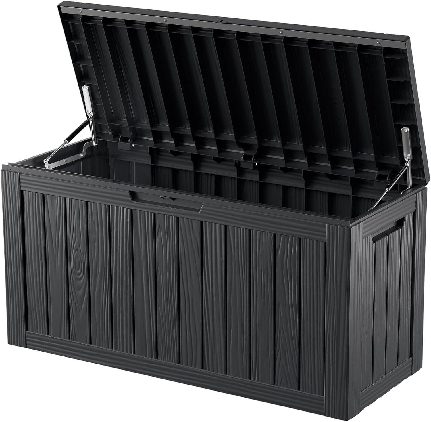 ROJIK Outdoor Storage Housing Deck Box - Waterproof 80 Gal