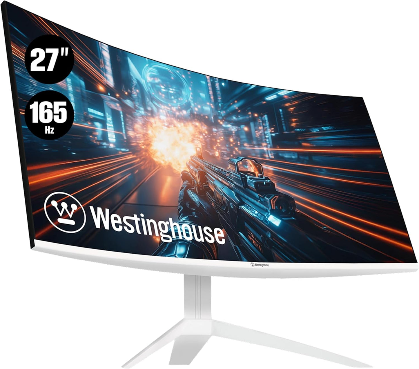 Immerse in Gaming Bliss with Westinghouse Curved Monitor