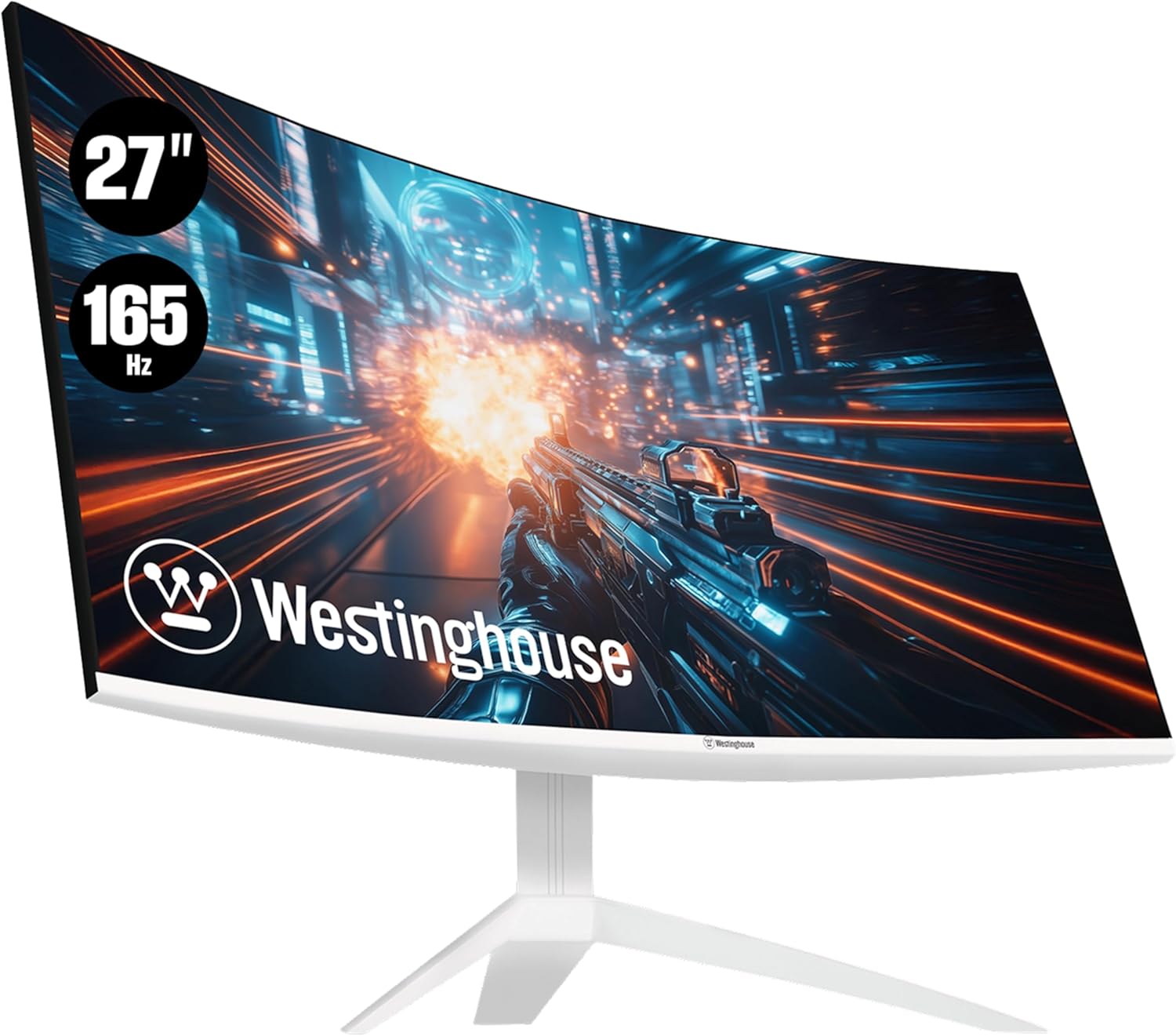 Immerse in Gaming Bliss with Westinghouse Curved Monitor
