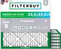 Filterbuy 23.5x23.5x1 Air Filter MERV 8 for Dust and Allergies