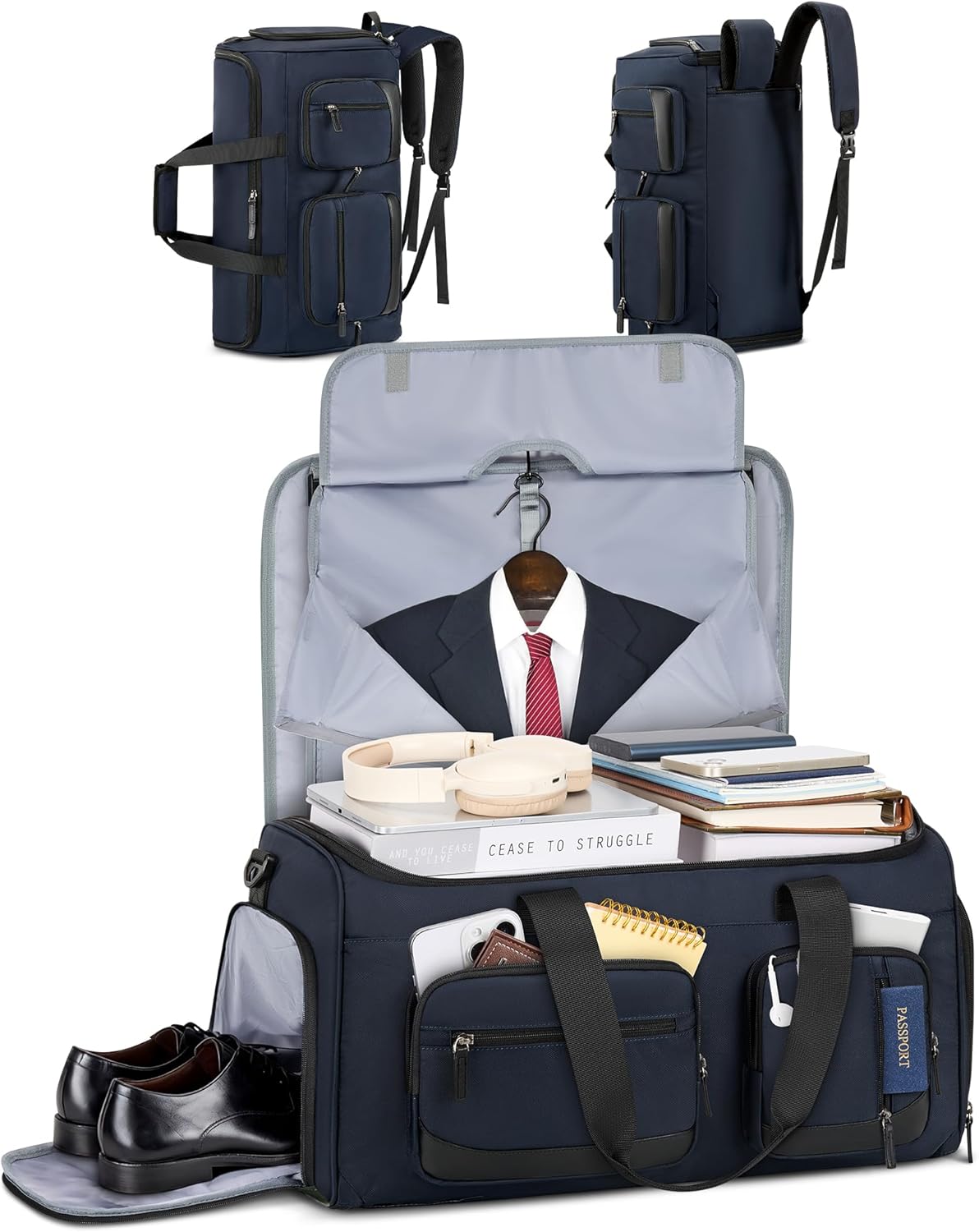 3 in 1 Garment Bag for Travel - Versatile Duffle Suit Carrier