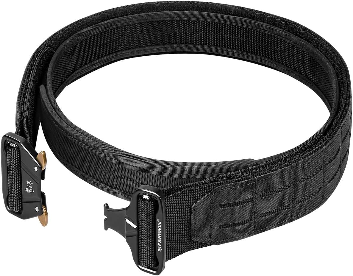 FAIRWIN Tactical Battle Molle Rigger Belt with Quick Release