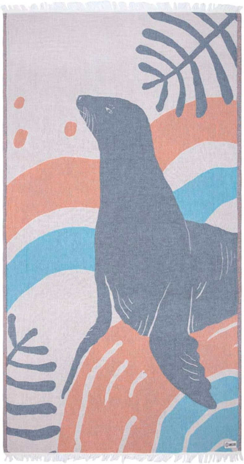 Sand Cloud Turkish Beach Towel - Quick Dry & Sand Free Towel