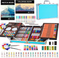 KINSPORY Deluxe Art Supplies Kit for Kids Ages 5-12 - Complete Travel