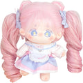 CALEMBOU Plush Doll 20cm Cute Cotton Anime Plushie - Soft Dress Up