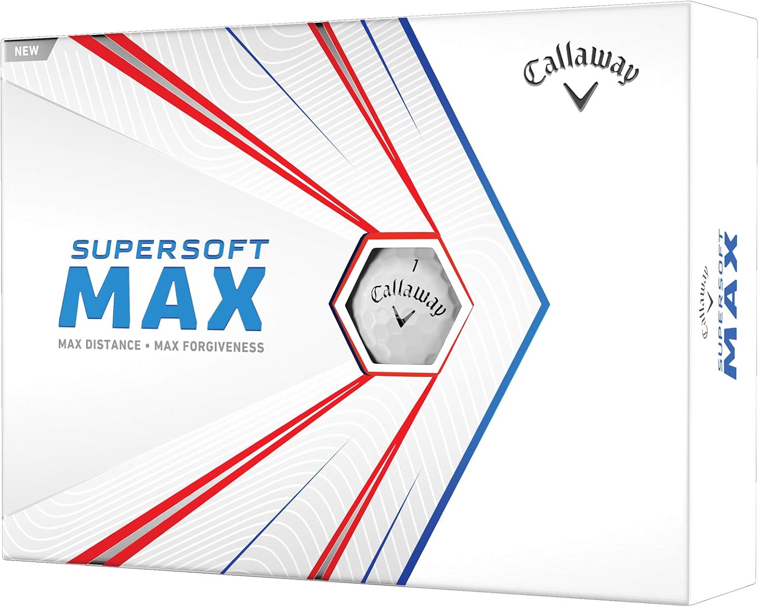 Callaway Supersoft Max Golf Balls for Maximum Distance and Forgiveness
