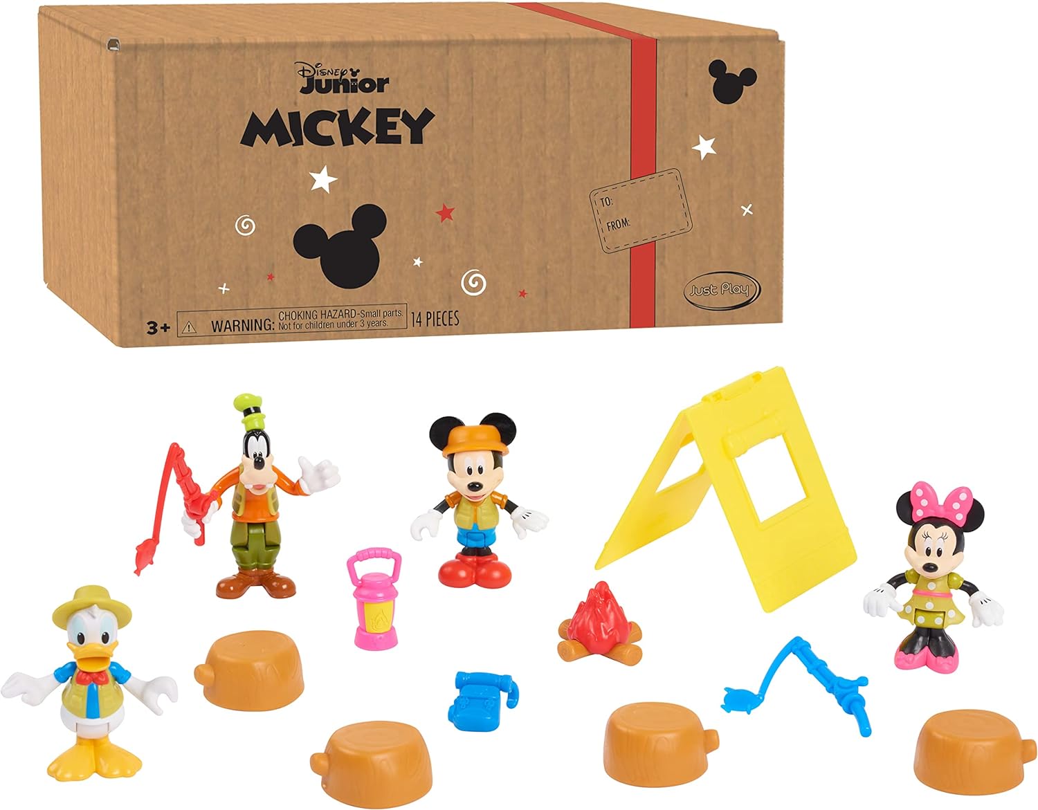Disney Mickey Mouse Funhouse Camping Figurines - Preschool Fun!