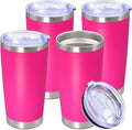 20oz Stainless Steel Tumbler with Lid - Insulated Travel Mug Pack