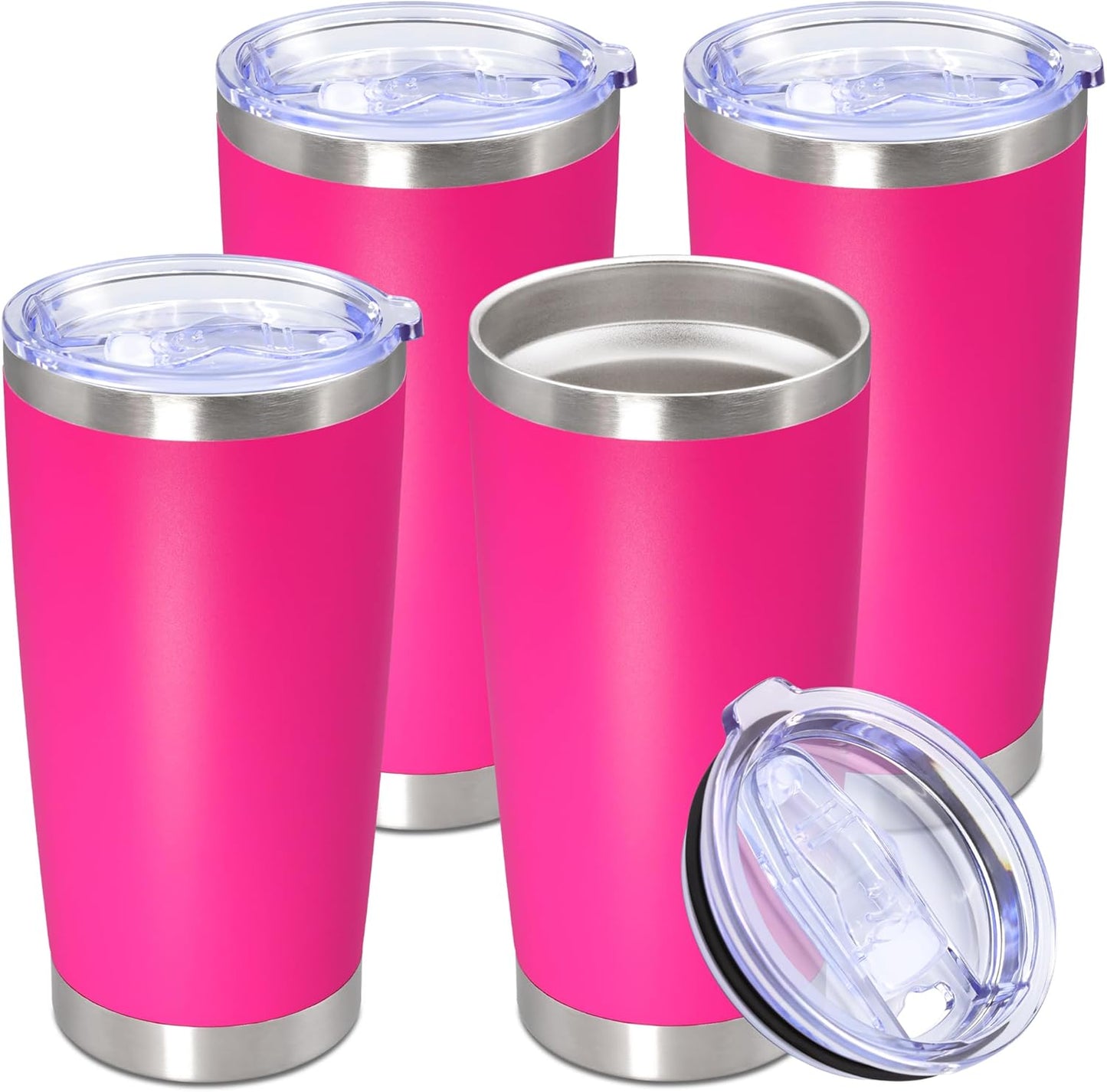 20oz Stainless Steel Tumbler Cup with Lid for Hot & Cold Drinks