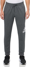 Adidas Men's Essentials Fleece Tapered Cuff Big Logo Pants