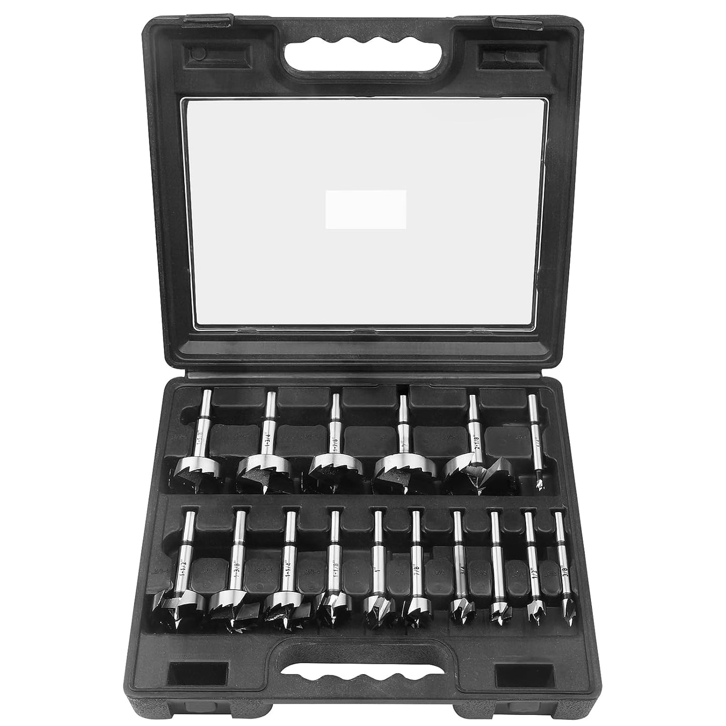 Forstner Bit Set 16Pcs for Wood Drilling with Center Positioning