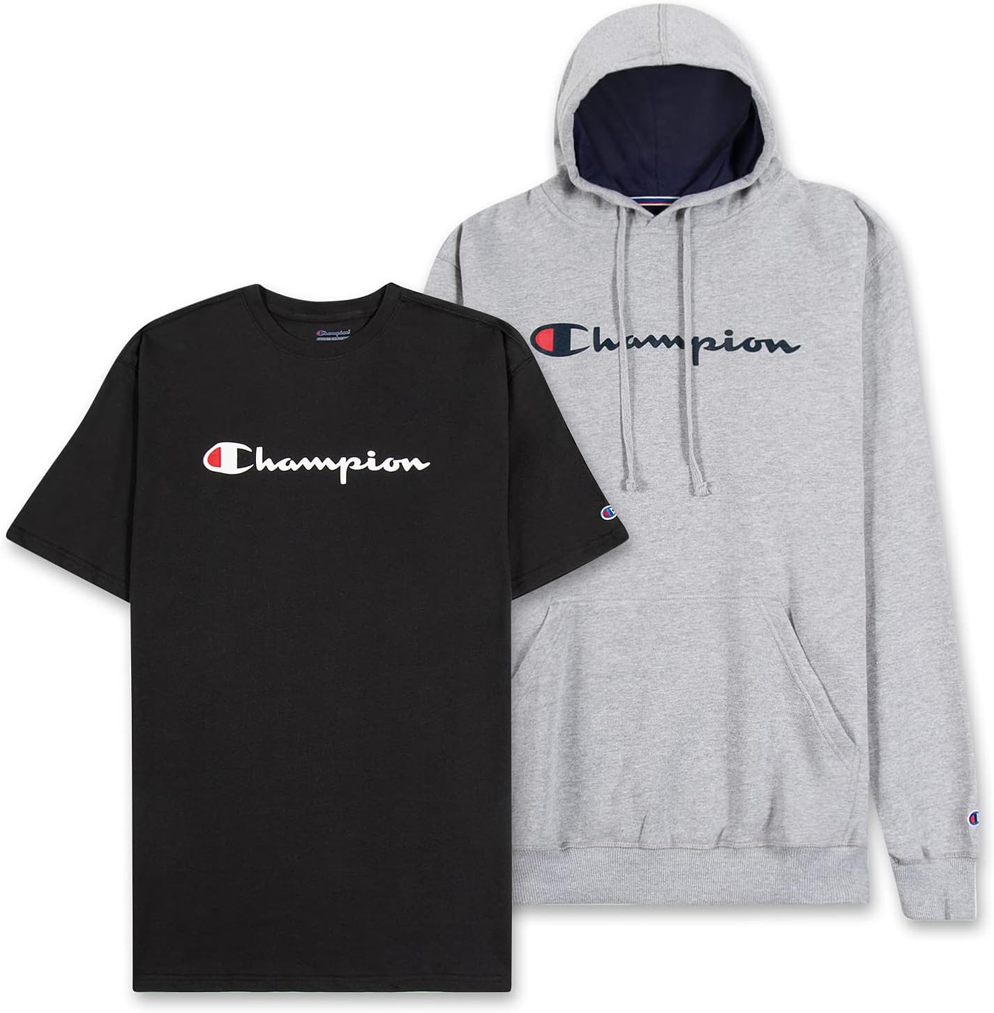 Champion Big & Tall Hoodie & Tee Combo Pack