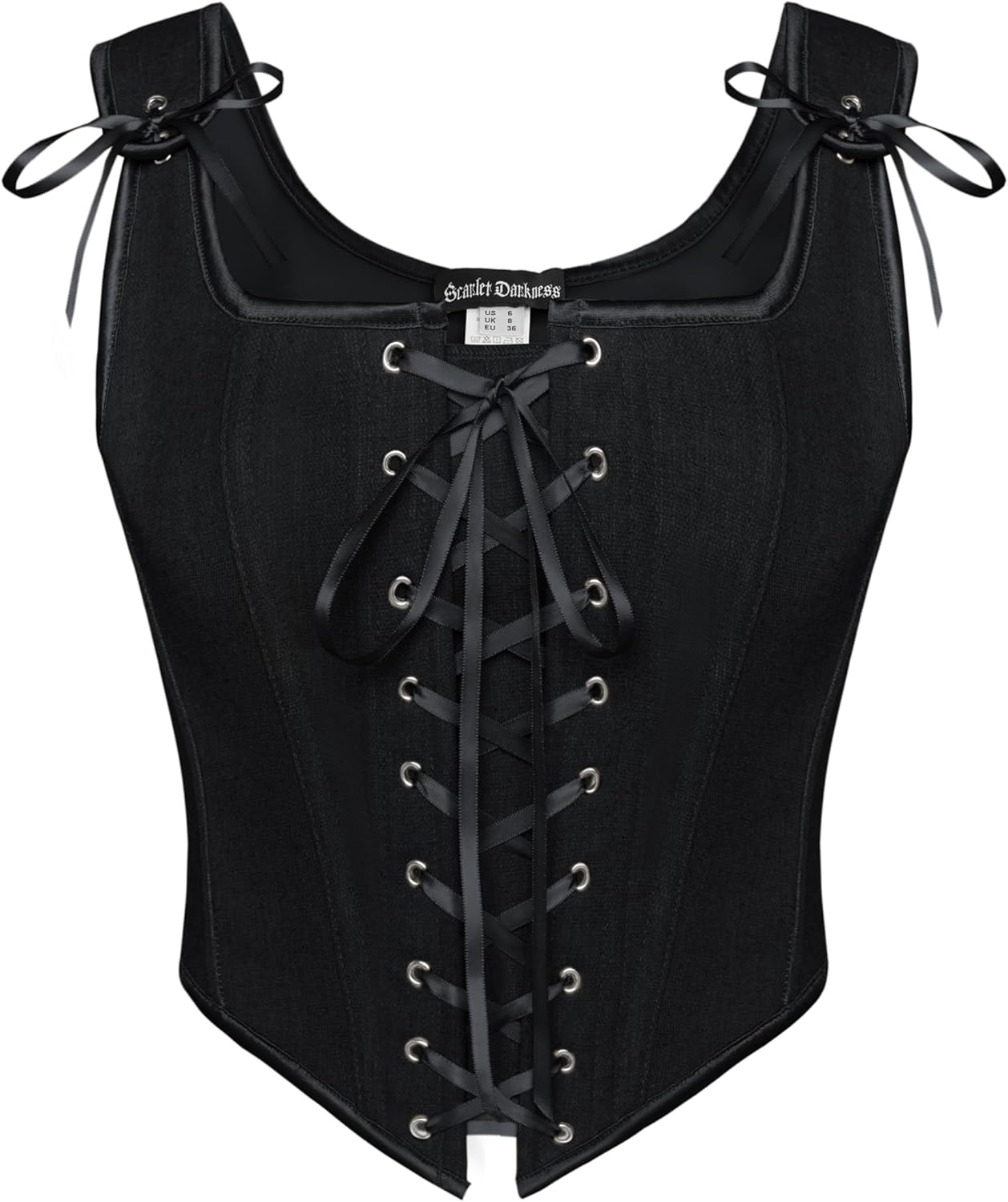 Renaissance Corset Tops for Women - Vintage Lace Up Overbust