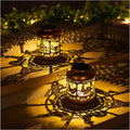Chicken Solar Lanterns Outdoor 2 Pack - Decorative Hanging Garden