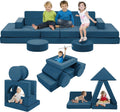 22Pcs Modular Kids Play Couch - Convertible Foam Sofa for Playrooms