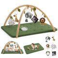 Blissful Diary Baby Play Gym Mat - Extra Thick Muslin Tummy Time Mat