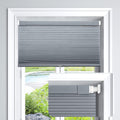 Cordless Cellular Shades 46in x 64in Dark Grey - No Drill Light