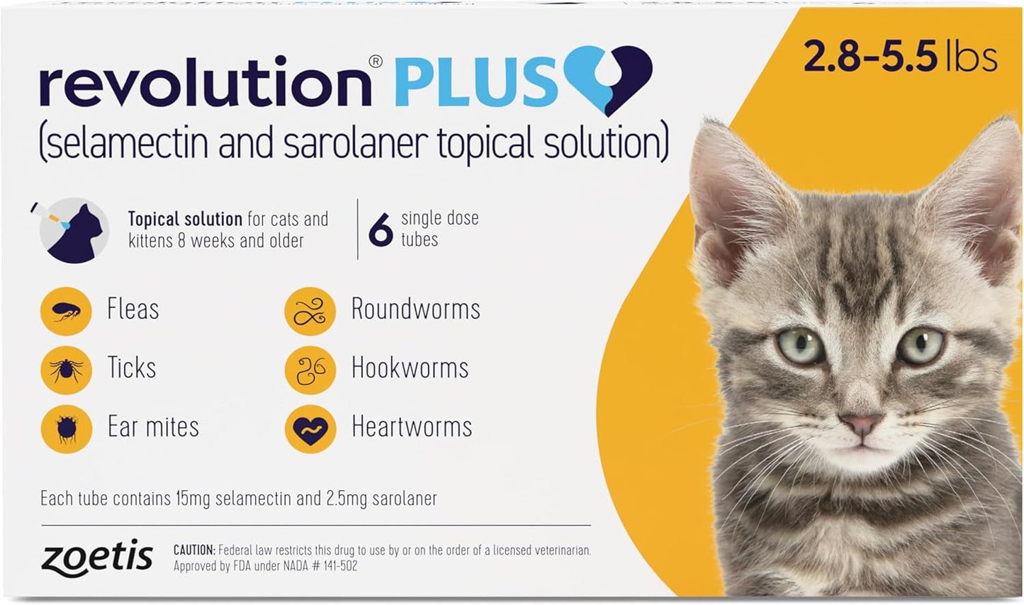 Revolution Plus Topical Solution for Cats - 7-in-One Protection