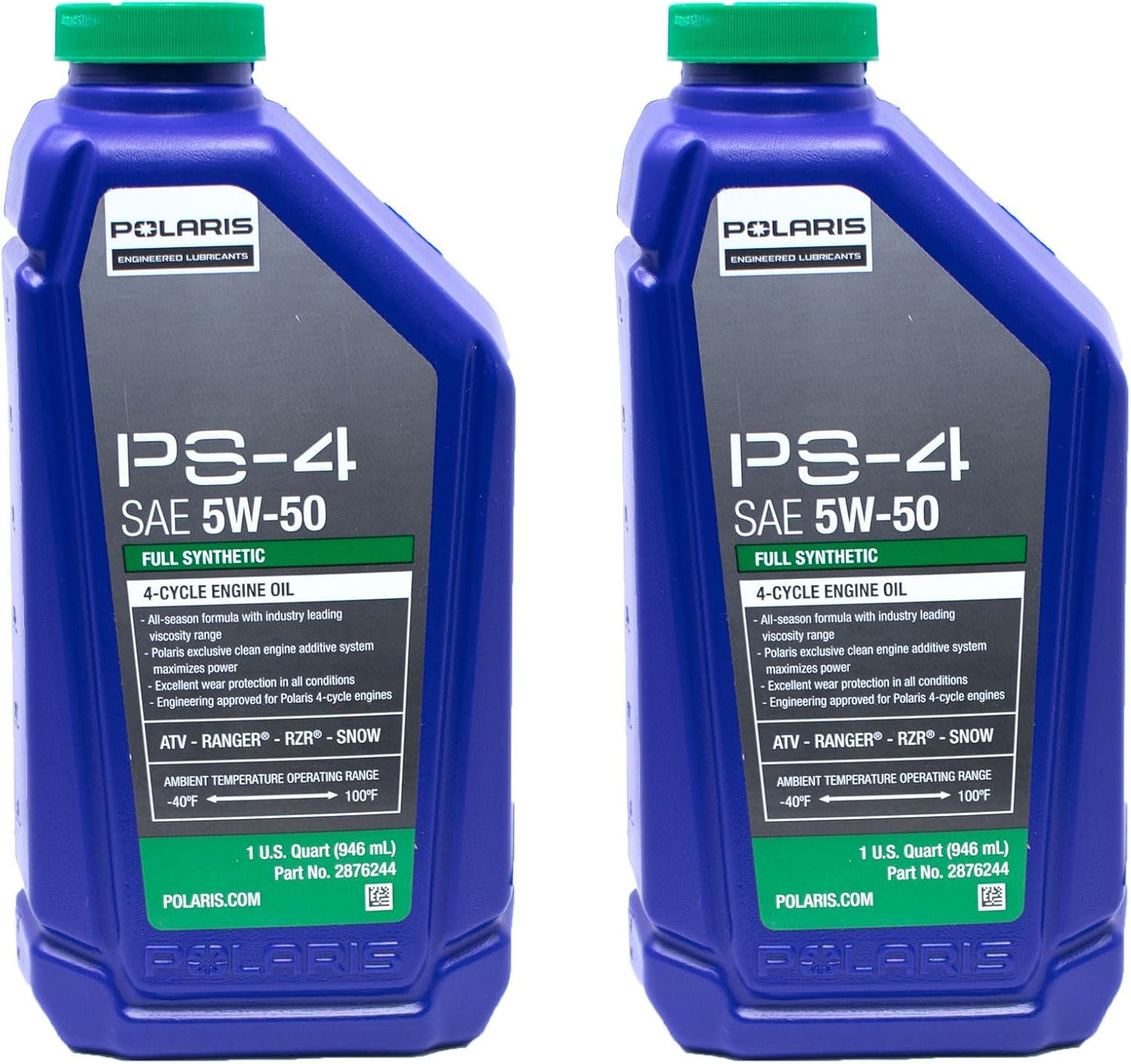 Edwards Oil Bundle PS4 Two Pack for Polaris ATVs and UTVs
