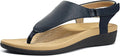 UTENAG Womens Arch Support Sandals Orthotic Adjustable Thong Flip is