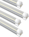 4-Pack T8 LED Shop Light 4FT 42W 6300 Lumen 6000K - Bright, Linkable