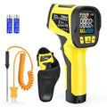 Infrared Thermometer Gun - Dual Mode Non-Contact and Probe