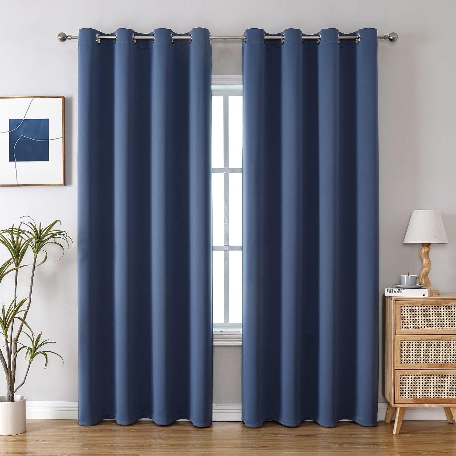 Blackout Curtains 108 Inches Long for Living Room and Bedroom