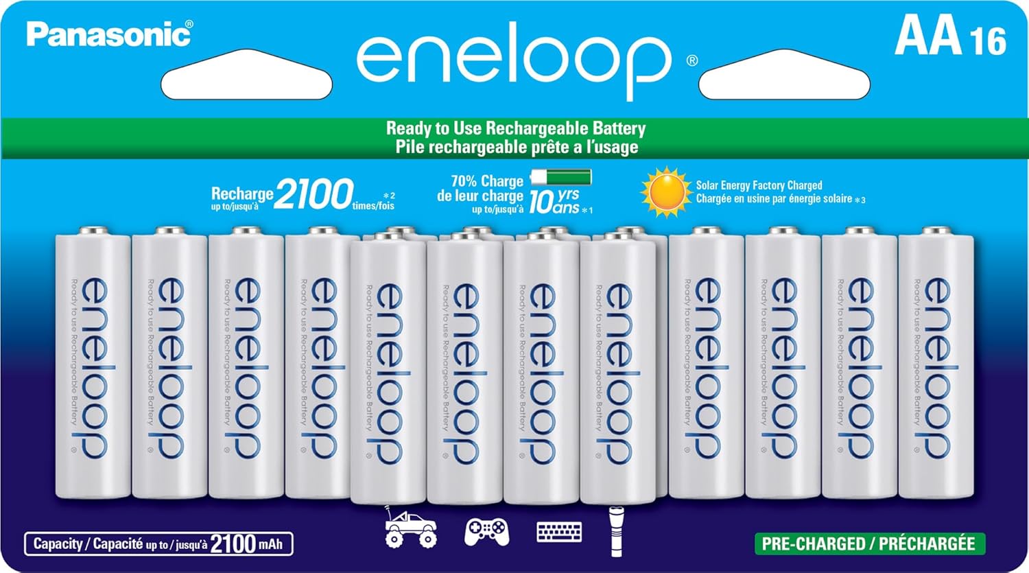 Eneloop AA Rechargeable Batteries for Long Lasting Performance