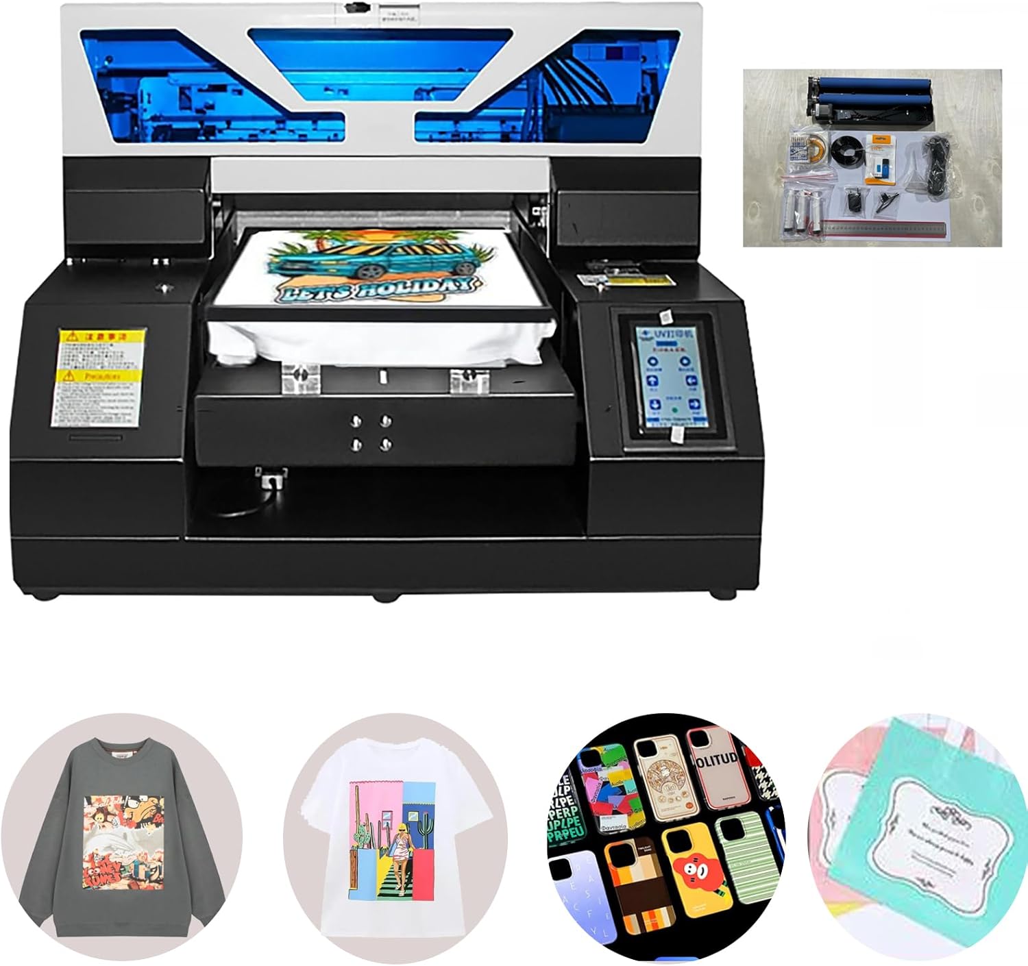High-Resolution UV Printer for T-Shirt Printing