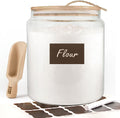 Urban Green Glass Jars with Airtight Lids - Clear Kitchen Canisters