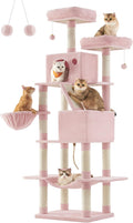 Feandrea Cat Tree 81.1 in Tall Multi-Level Condo - Large Playtower