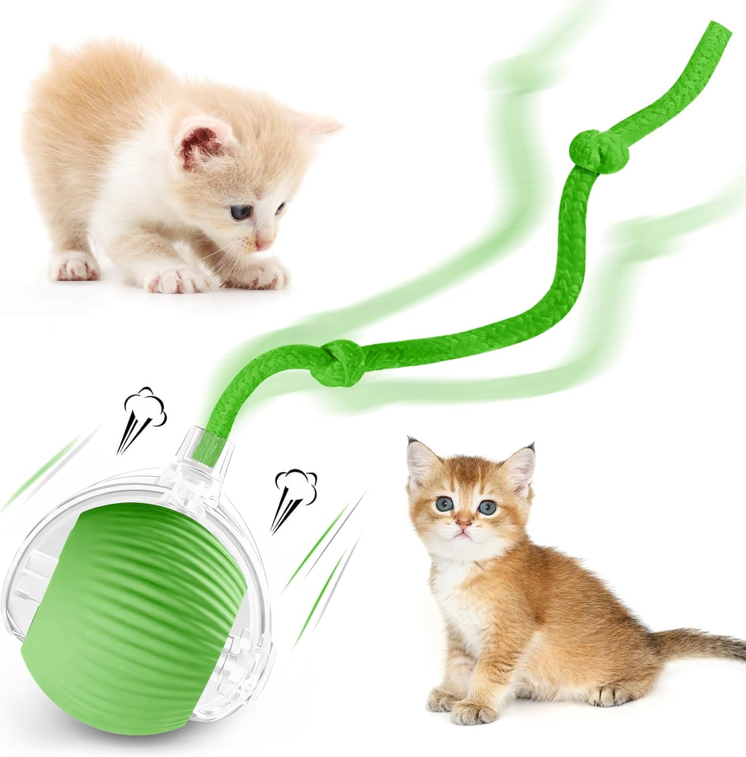 360Smart Automatic Cat Toy Ball for Indoor Cats