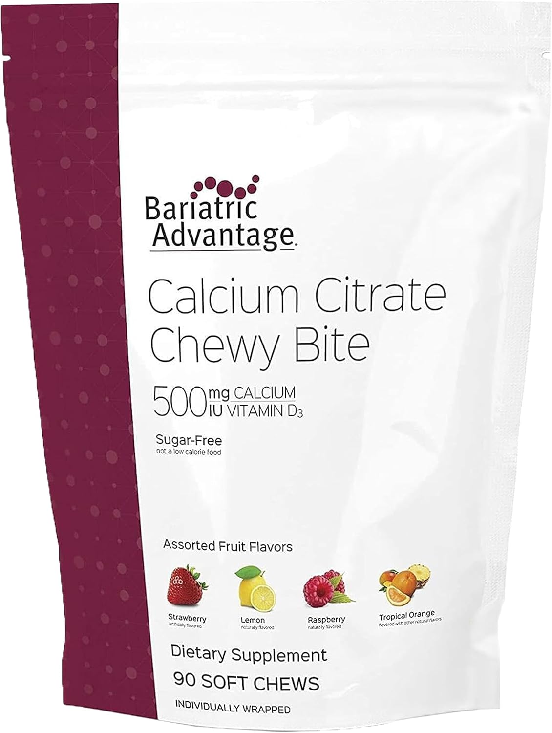 Bariatric Advantage Calcium Citrate Chewy Bites for Health