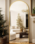 Antok Arched Full Length Mirror 76in x 34in - Arched Glassless Floor