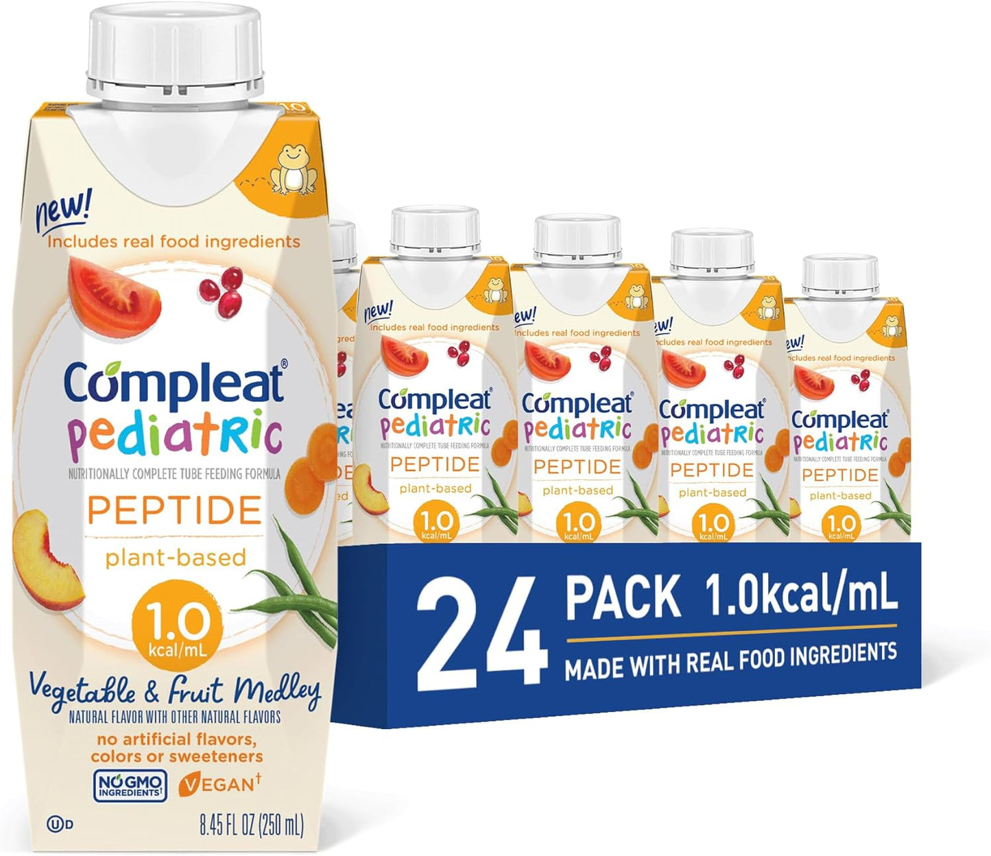 Compleat Pediatric Peptide 1.0 Tube Feeding Formula 250 mL