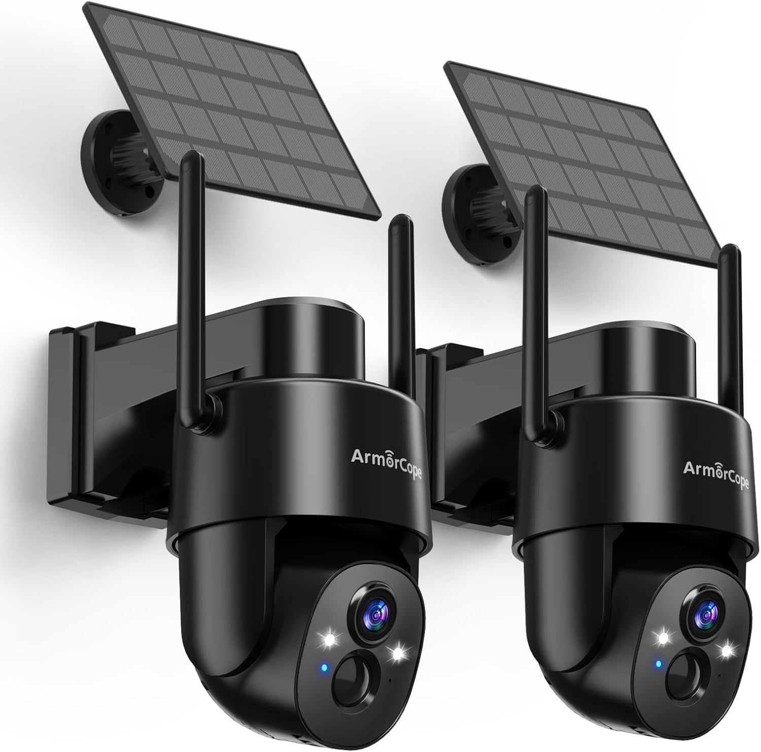 2Pack 2K HD Solar Security Cameras for Home Security Needs