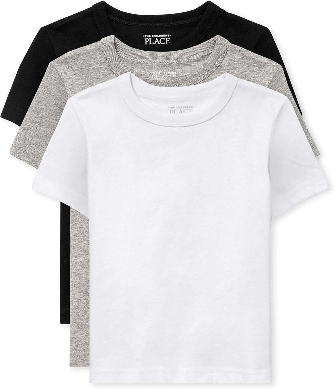 Basic Short Sleeve Tee for Baby Boys and Toddlers - 3 Pack