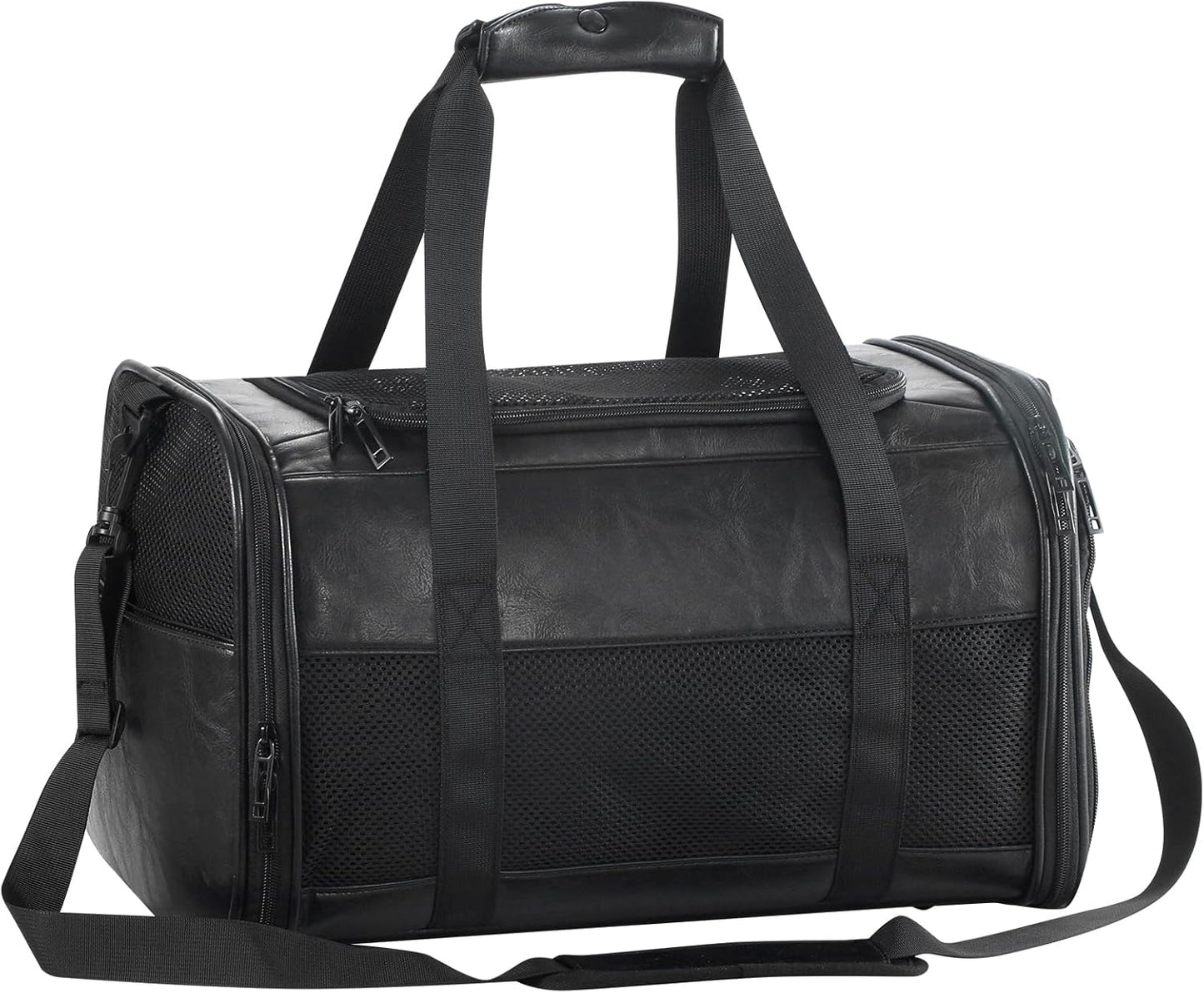 Fashion Leather Dog Carrier for Small Pets, Airline Approved