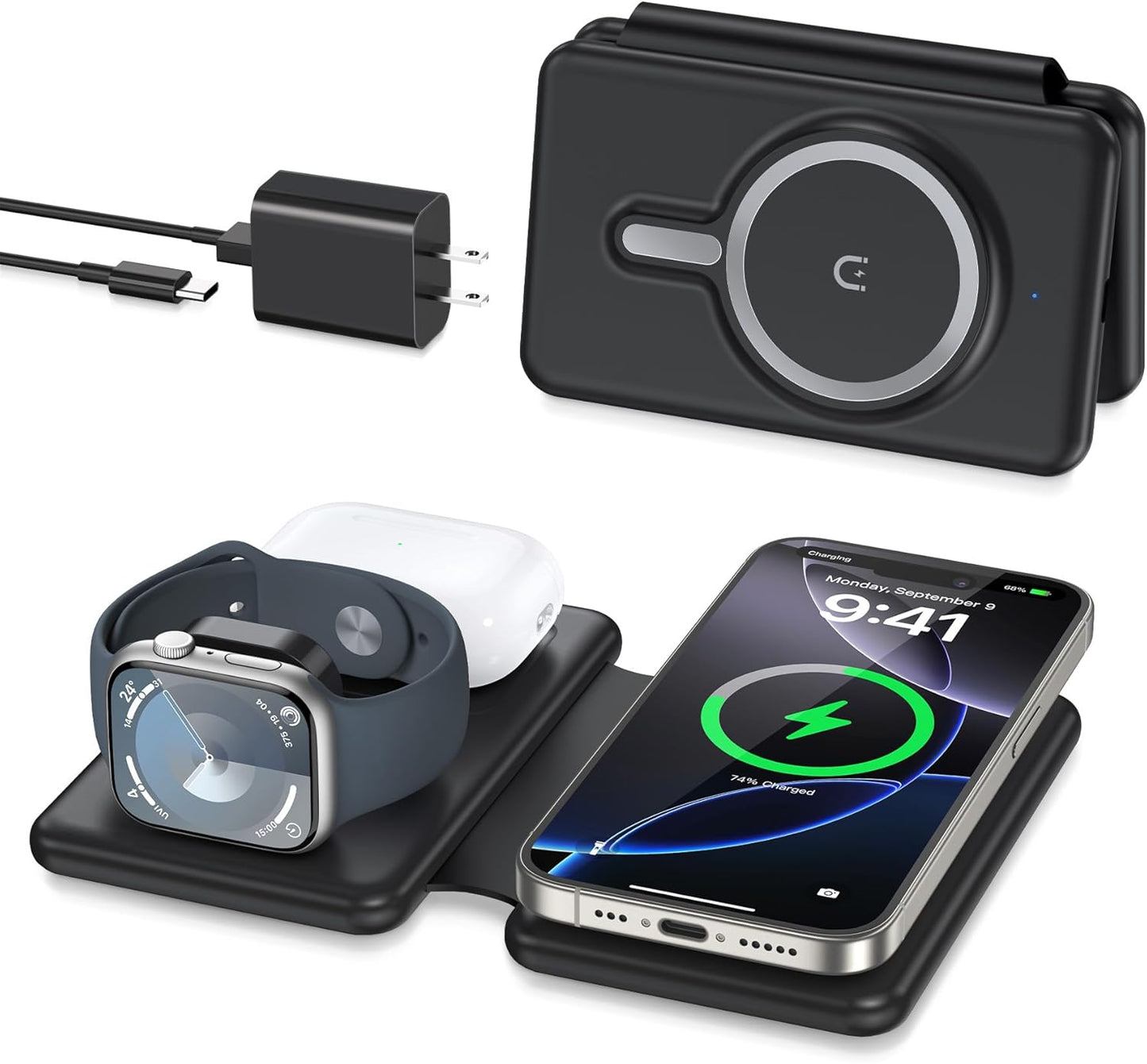 3-in-1 Wireless Charger for Apple Devices - Knild