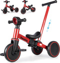 Kids Tricycle for Toddlers 1-3 Red - No Parent Steering Version