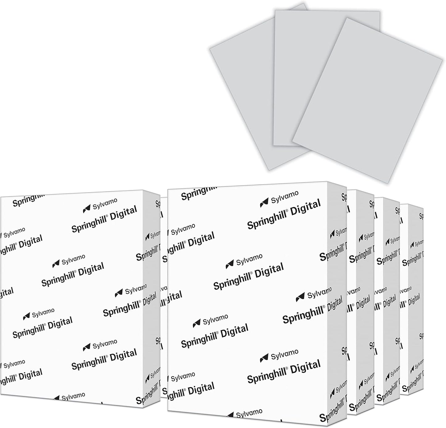 Springhill 8.5 x 11 Gray Colored Cardstock Paper for Crafts