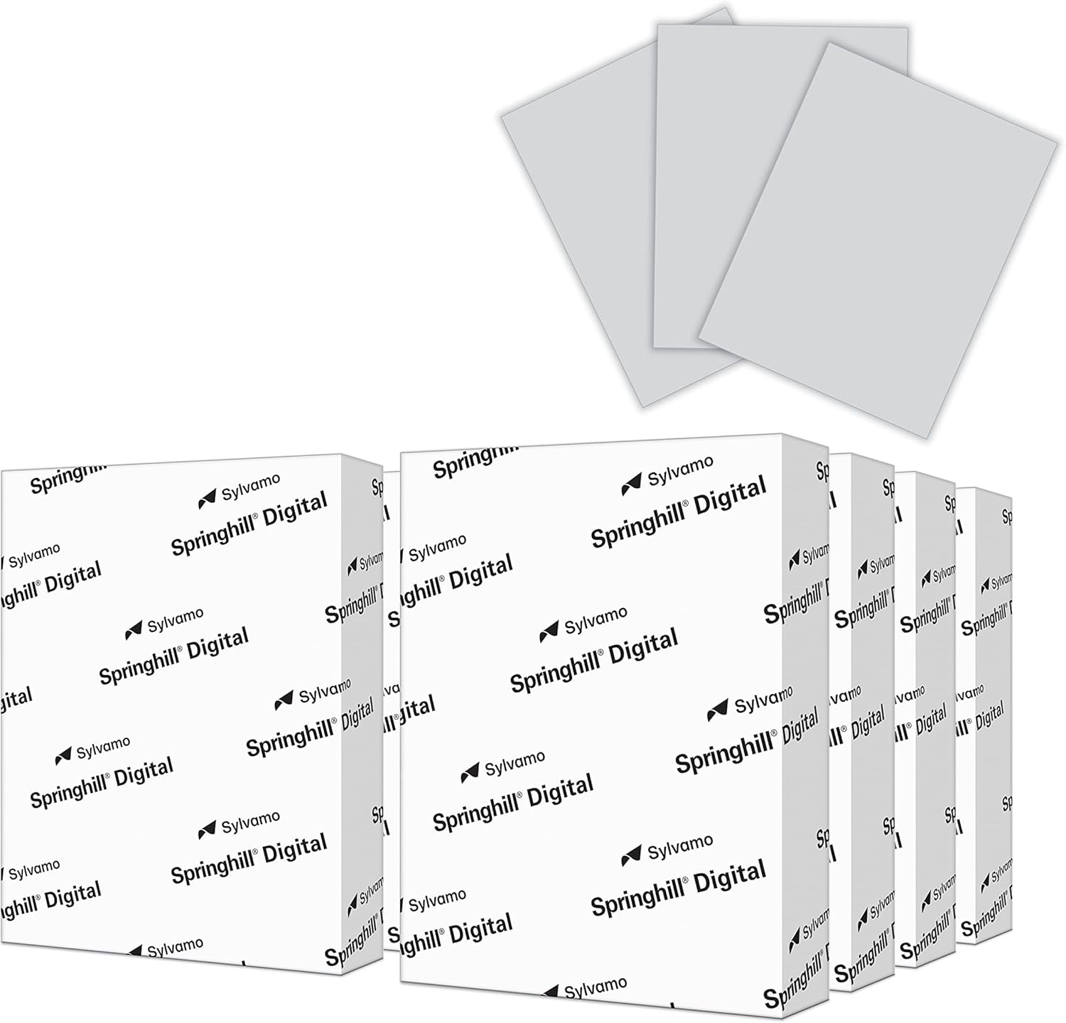 Springhill 8.5 x 11 Gray Colored Cardstock Paper for Crafts