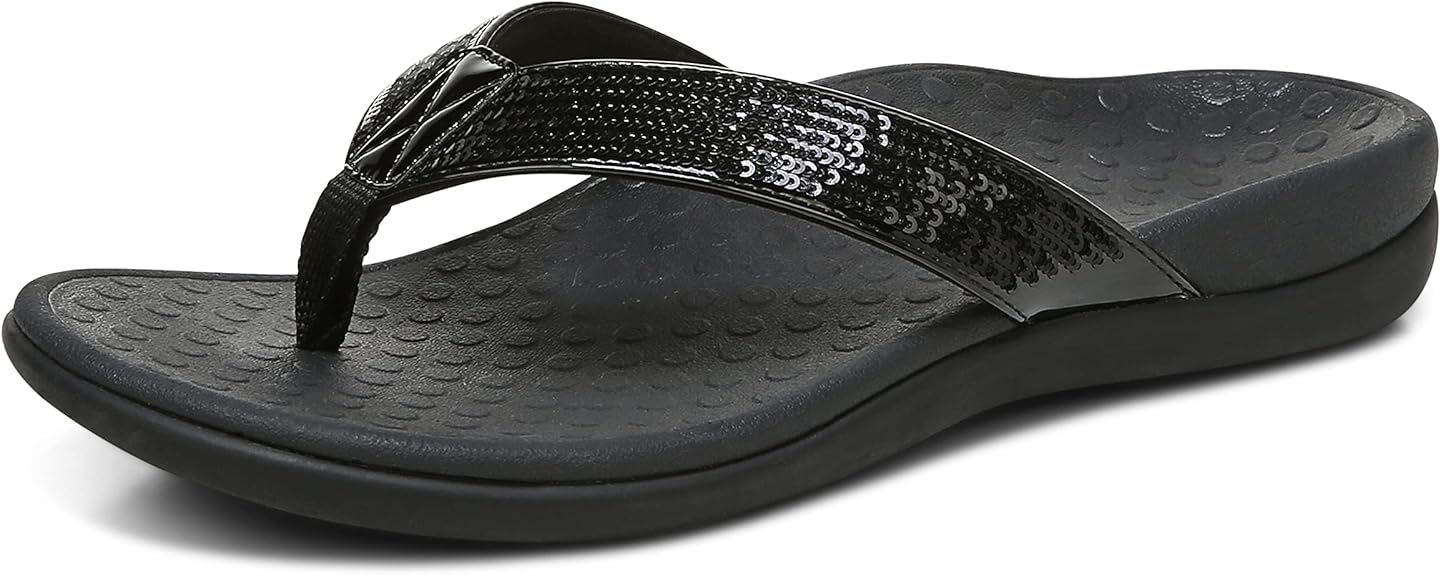 Vionic Women's Tide Sequins Flip Flop: Comfort Meets Style