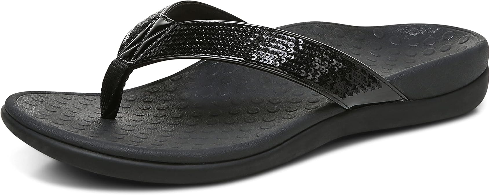 Vionic Women's Tide Sequins Flip Flop for Comfort and Style