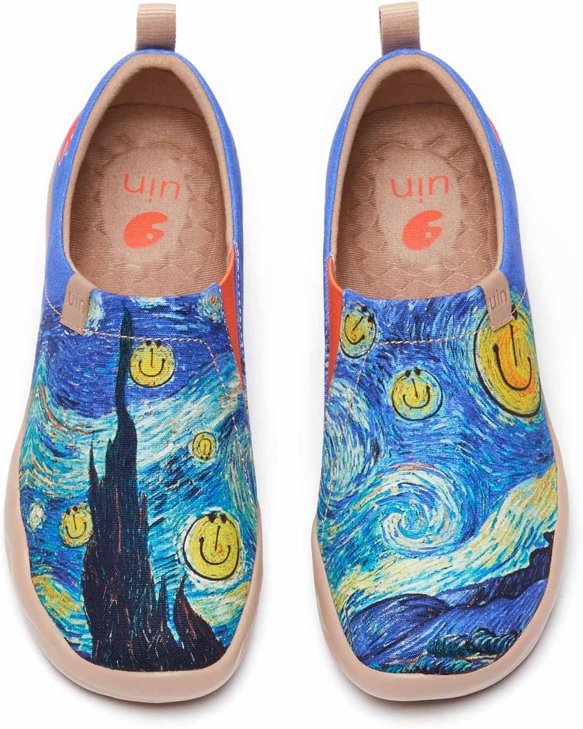 UIN Women's Artistic Slip-On Shoes for Vibrant Casual Style