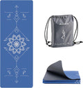 Avoalre Foldable Yoga Mat: Non-Slip Grip, Large Print, Portable