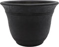 Sierra Round Self-Watering Pot - Lightweight Durable Planter (16 in)